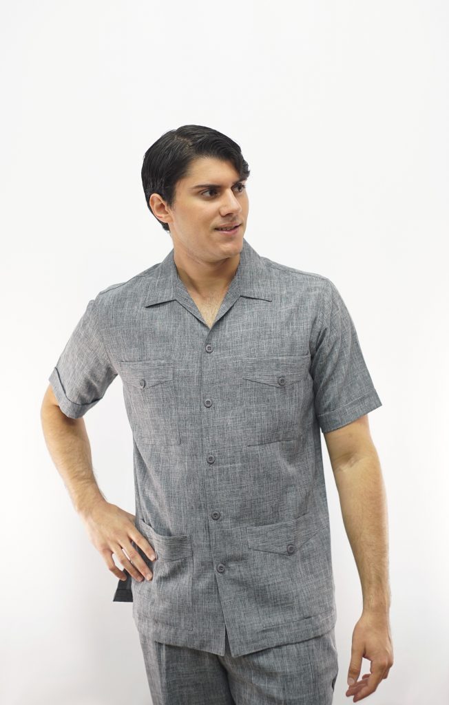 Men's Camouflage Guayabera D'Accord Guayabera Shirt 2467