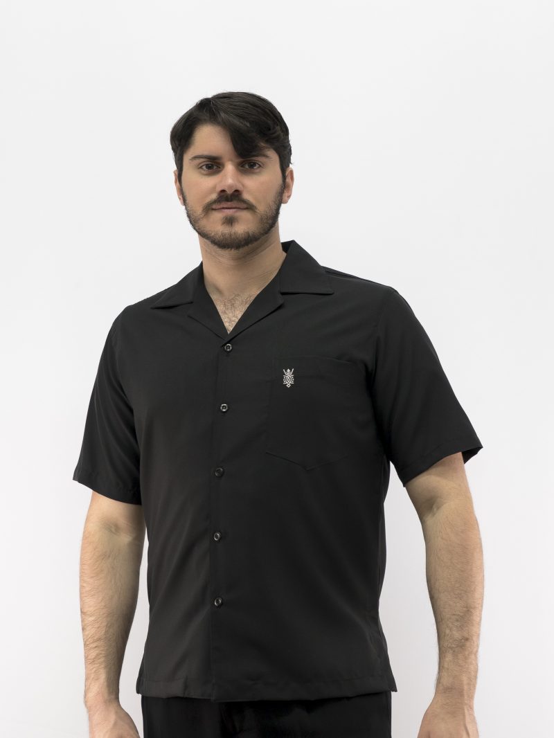 Men's Cuban Casual Shirt Black Made in Miami USA 5152 SOLD OUT Men's ...