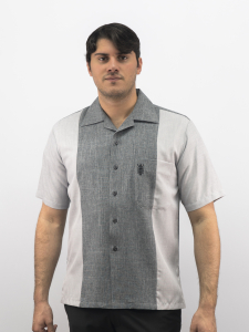 silver grey shirt mens