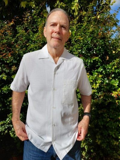 D'Accord Men's Casual Shirt Embroidered White 100% Cotton 5162
