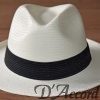 Men's Authentic Panama Hat Black band D'Accord 1005