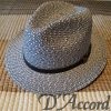 Cuban Hat Authentic Fedora Panama Hat Gray Heather Finish D'Accord 1111