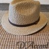 Cuban Hat Authentic Fedora Panama Hat Taupe Heather Finish D'Accord 1111
