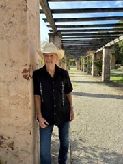 Men's American Guayabera Jet Black Embroidery Made in USA D'Accord 2383