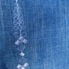 Men's American Guayabera Denim Blue Embroidery Made in USA D'Accord 2383