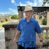 Men's Dual Embroidery Retro Cuban Collar Casual Shirt Royal Blue D'Accord 5960 NEW !