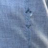 Men's Dual Embroidery Retro Cuban Collar Casual Shirt Blue Gray D'Accord 5961 NEW !