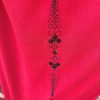 Men's Dual Embroidery Retro Cuban Collar Casual Shirt Big Red D'Accord 5961 NEW !