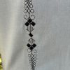 Men's Dual Embroidery Retro Cuban Collar Casual Shirt Silver D'Accord 5961 NEW !