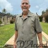 Men's American Guayabera Olive Embroidery Made in USA NEW ! D'Accord 2348-ONLY 10 Pieces Left !